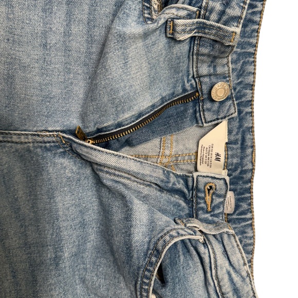 H&M Blue Wide Leg Jeans with Heart Design - Picture 5 of 10